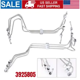 Artist3834146 Michael 2x Fuel Injector Line Set Replacement P7100 For 94-98 5.9 5.9l 12 Valve Cummins