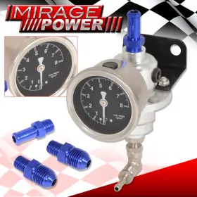 Fpr-003ch-256-k9 Miragepower2008 Billet Aluminum Jdm Fuel Pressure Regulator 160 Psi Polish Kit For Lexus