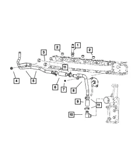 04429862 Mopar Genuine Hex Flange - Nut 4429862