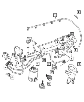 05183496aa Mopar Genuine Tube 5183496aa