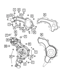 06508675aa Mopar Genuine Push On Nut 6508675aa