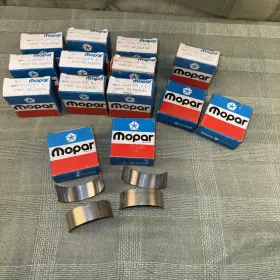 2836184 Mopar 14 Or 1 Performance Rod Bearings 383/440 426 Hemi Std Chrysler Nos