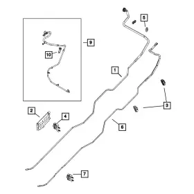 Mopar 57009694aa For Ram 3500 2025 Fuel Supply Tube