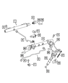 68001053aa Mopar Genuine Screw