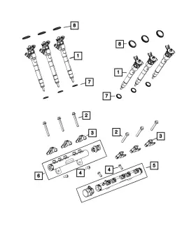 68211303aa Mopar Genuine Bolt Mounting