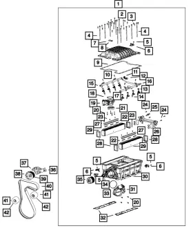 68281274aa Mopar Genuine Fuel Rail
