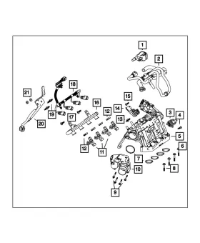 68439591aa Mopar Genuine Injector Wiring