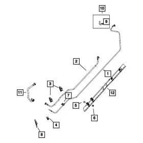Mopar 68610968aa For Ram 1500 2025-2026 Fuel Supply Tube