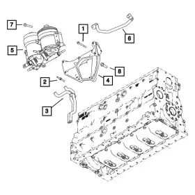 68723395aa Mopar For Ram 3500 2025 Fuel Supply Tube