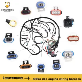 4l80e Mseecaps 1997-06 New Dbc Standalone Wiring Harness 4.8 5.3 6.0 For 1997-2006 Ls1 Engine With