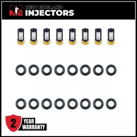 6g33-aa New England Injectors Fuel Injector Rebuild Kit Siemens Fits Aston Martin 4.3l V8