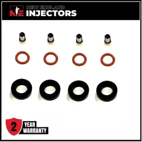 Hdb250 New England Injectors Fuel Injector Rebuild Kit Bosch Fits Mitsubishi 2.0l L4 2004-2007