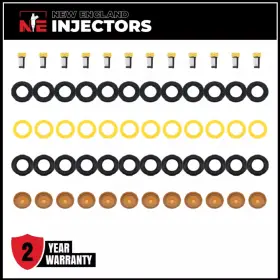 Iw-031 New England Injectors Fuel Injector Rebuild Kit Weber Fits Lamborghini V12