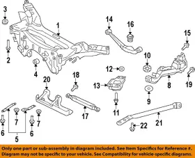 55495jd00a Nissan Oem 08-22 Rogue Select Suspension Components-bar