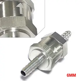 Nomura 420014501513 1 Pcs One Way Check Valve Non Return Inline For Gas Or Diesel Fuel 6mm