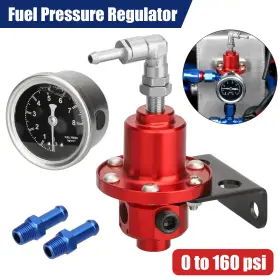 Nsi 601549076404 Universal Adjustable Car Fuel Pressure Regulator With Oil Gauge Kit 0-160 Psi Us Nsi 601549076404 Universal Adjustable Car Fuel Pressure Regulator With Oil Gauge Kit 0-160 Psi Us