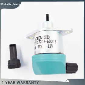 17208-60016 Nurniacl Ws239120st Fuel Stop Shut Off Solenoid Fits For Kubota V1305 D1005 D1105