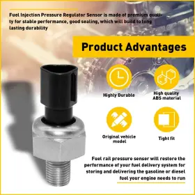 Xpd-ryc-17801 Oxilam 1 Pcs Fuel Rail Pressure Sensor For Lexus Is F 08 09 10 11 12 13 14 Black Kit Us