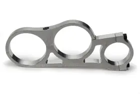 09-2493 Peterson Fluid Inline Dual Filter Brkt Fits 1.75in Tubing Each