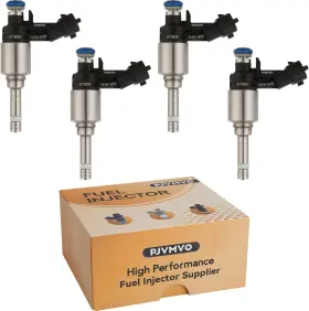 353102b13 Pjvmvo Fj1146 Fuel Injectors Set Of 4 Fit For Kia Soul Rio 1.6l Hyundai Accent