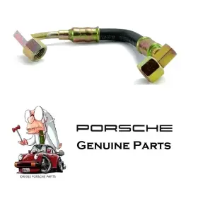 94411041303 Porsche 924 944 Fuel Line - Rail To Diaphragm Damper Genuine