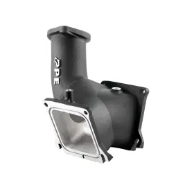 115053420 Ppe Black Aluminum High-flow Intake Bridge Manifold Kit 2004.5 2005 Gm 6.6l Lly