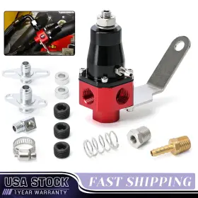 Pqy-7848 Pqy 663253263839 Inline Fuel Pressure Regulator Fpr 3-65 Psi 3/8ftft Return Port Efi Kit Adjustabl