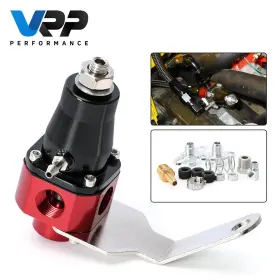 Pqy-7848 Pqy 663254266228 Fpr Inline Fuel Pressure Regulator Adjust 3-65 Psi 3/8ftft In/out/return Bypass