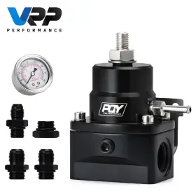 Pqy-7855b Pqy Adjustable Universal 6an Fuel Pressure Regulator Kit Efi Bypass Return 0-100psi
