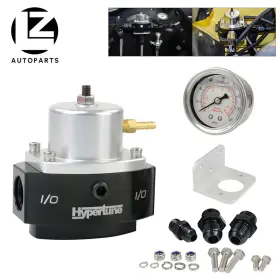 Pqy-fpr98s Pqy 12-880 Billet Carburetor Bypass Fuel Pressure Regulator 1/8 Npt 4-65 Psi Gauge