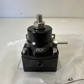 Se-7855bl Pqy An8/8/6 Fuel Inject Regulator With Boost Gauge High Pressure 8an Black