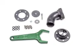 20-0547 Radium Engineering Remote Mount Fill Neck - 24an Elbow 1.5in Barb