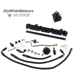 Fdj-040-bdjt-bk Riswhitemeteors K Series Tucked Swap Fuel Line System Kit K20 K24 Dc2 Eg Ek Civic Integra An6