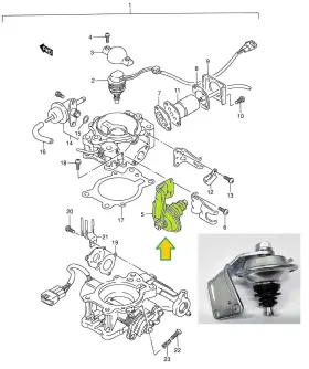 13432-61a00 Roadless Gear Usa Shipper Suzuki Samurai Sidekick Vitara Bracket Assy Depression 1.6l 1.3l