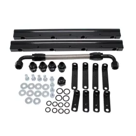 Shu01108 Shlpdfm 1 Set Anodized Black Billet Fuel Rail Kit Fits For Ls Ls1 Ls2 Ls3 Ls6 Intake