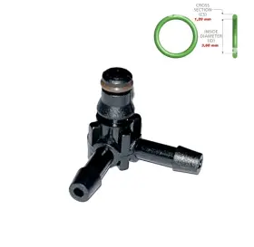 2-ways Srt Motorworks#s0114 Common Rail Injector 1.6 Hdi Engine Psa Bosch Plastic Waste Joint