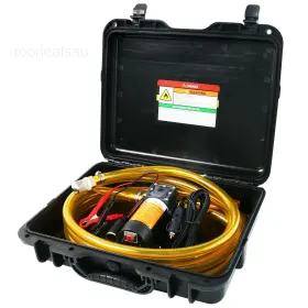 H0821 Steauty 12v Fuel Transfer Pump Moves 120 Gallons Of Gas Or Diesel 120gal/hr