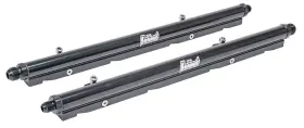 227148 Summit Racing Fuel Rails. Billet Alum. Black Anodized Chevy Small Block Ls Ls3 L92 L99 L76 Pai