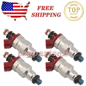 G609-13-250 Superautopart888 4pcs Fuel Injector For Mazda B2600 Le5 Extended Cab Pickup 1990-1993