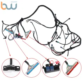Bw329672th Tinvhy Ls1 4l60e Stand Alone Harness For Ls Swap 4.8 5.3 6.0l 97-06 Drive By Cable Dbc