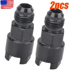 Topgearsltd 710414909492 2 Efi Fuel Rail Adapter Fortings Feed/return An6 Push On For Lt1 Lt4 Ls1 Lq4 Lq9