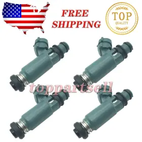 1955003920 Toppartsell 16611aa521 4x Fuel Injectors For 2002-2005 Subaru Impreza Wrx 2.0l I4