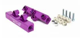 Ts-su-400pr.2 Torque Solution V2 Top Feed Fuel Rails Purple Fits Wrx 02-14/sti 07-20/lgt 08-12