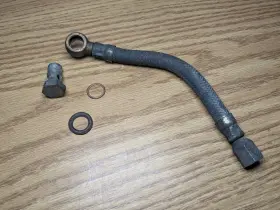 171201218d Volkswagen Gas Fuel Distributor Line 81-93 Vw Rabbit Gti Jetta Cabriolet Mk1-genuine-used