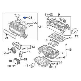 Volkswagen Oe 03c133073a For Jetta 13-21 Upper Fuel Injection Plenum Gasket