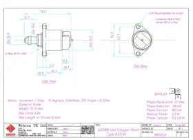 180925a Webcon Wid080 Idle Air Control Valve 180925a Webcon Wid080 Idle Air Control Valve