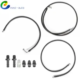 Ea1381196su Wflnhb For 1996-2002 Dodge Ram 5.9l 47re Transmission Cooler Lines Kit Hoses Ss