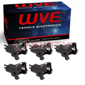 C692 Wve 15-42 5 Pc Wells Fuel Injector Connectors For 1990-1997 Audi 200 Quattro 90 Xt