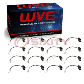 C862 Wve 7-19 16 Pc Wells Fuel Injector Connectors For 2005-2006 Ford Gt 5.4l V8 Air Kl