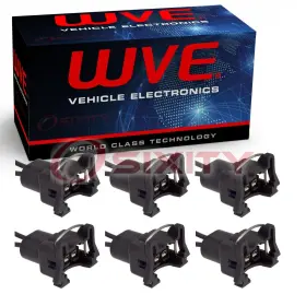 Sx-2nk2 Wve 6 Pc Wells Fuel Injector Connectors For 1992-1999 Volkswagen Corrado Golf Vo
